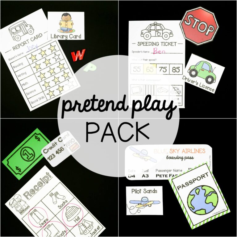 Pretend Play Pack