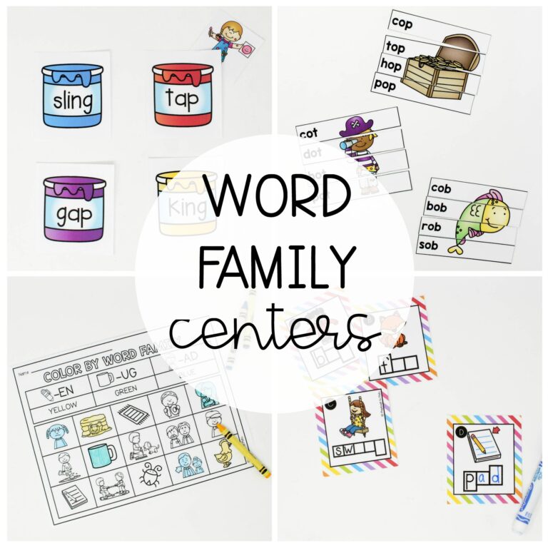 Word Family Centers