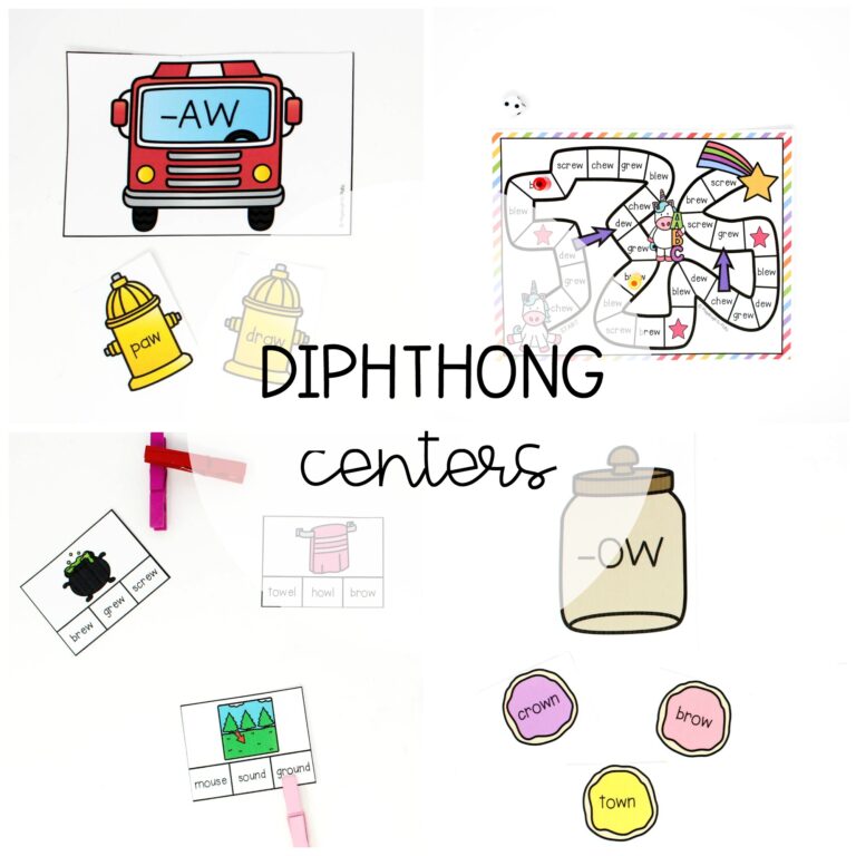 Diphthong Centers