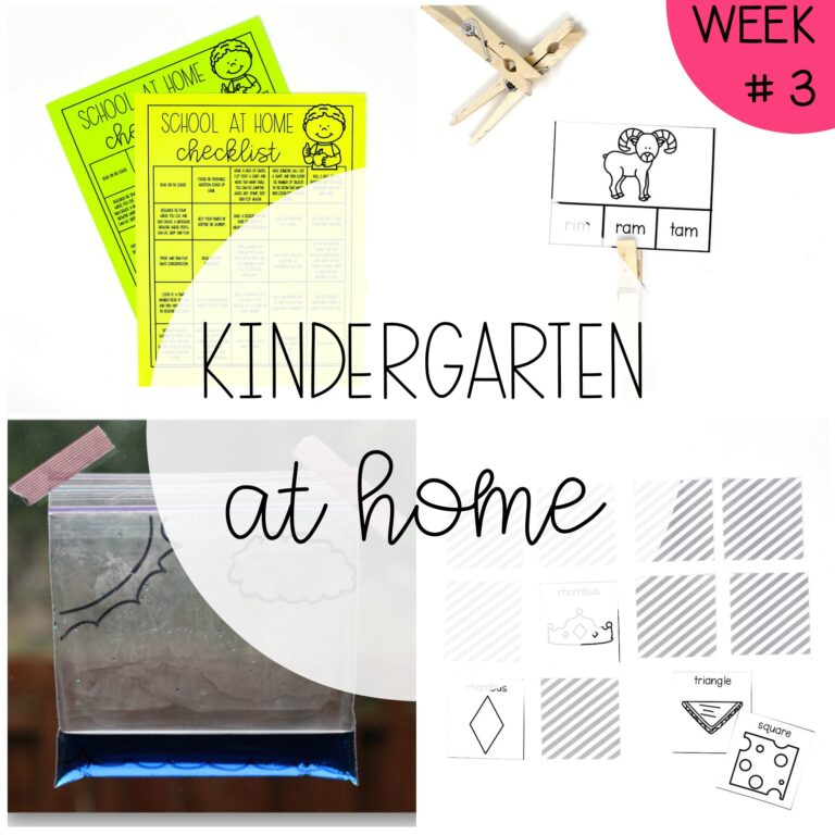Kindergarten at Home – Distance Learning #3