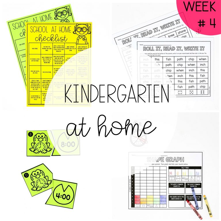 Kindergarten at Home – Distance Learning #4