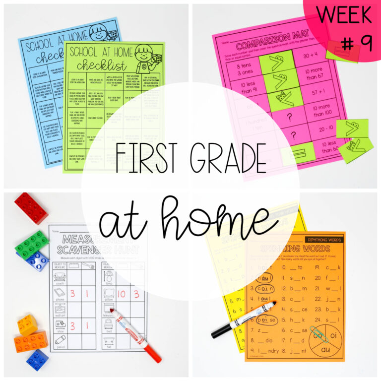 First Grade at Home – Distance Learning #9