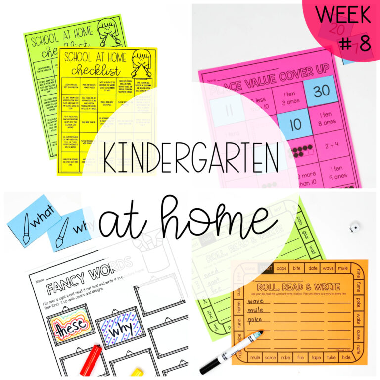 Kindergarten at Home – Distance Learning #8