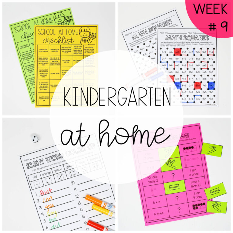 Kindergarten at Home – Distance Learning #9