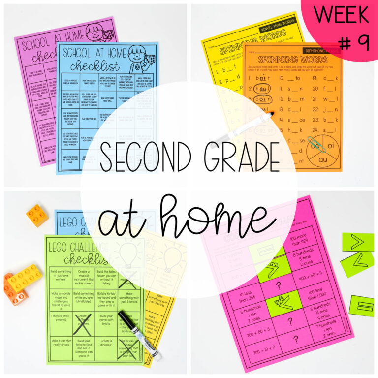 Second Grade at Home – Distance Learning #9