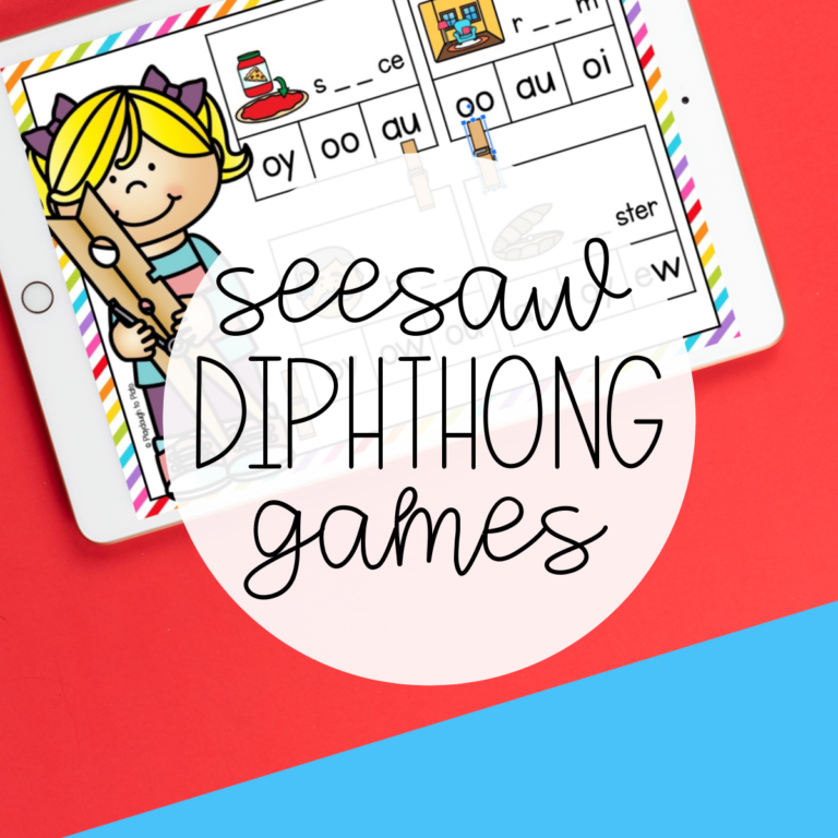 Diphthong Seesaw Games