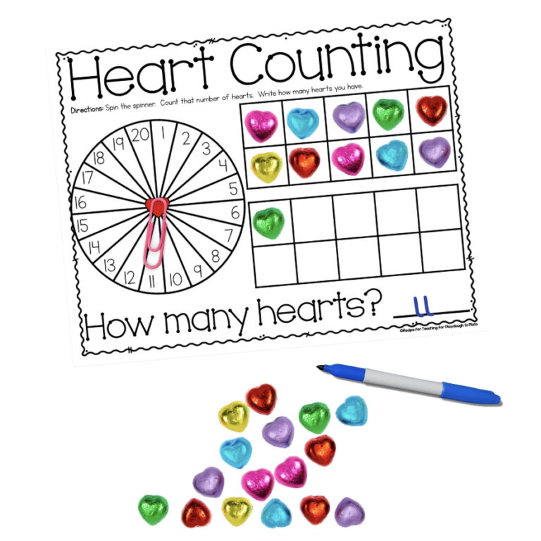 Heart Counting Mats