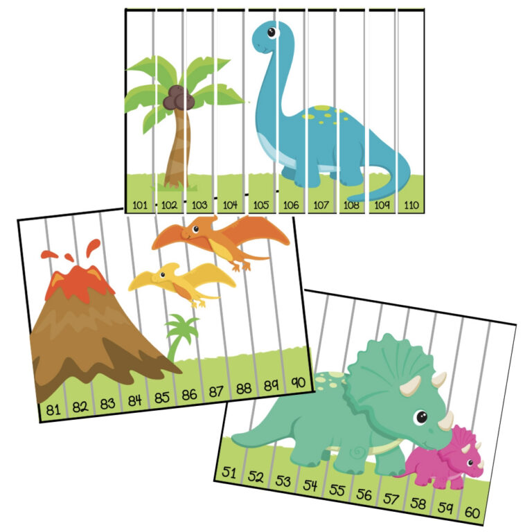 Dinosaur Number Puzzles