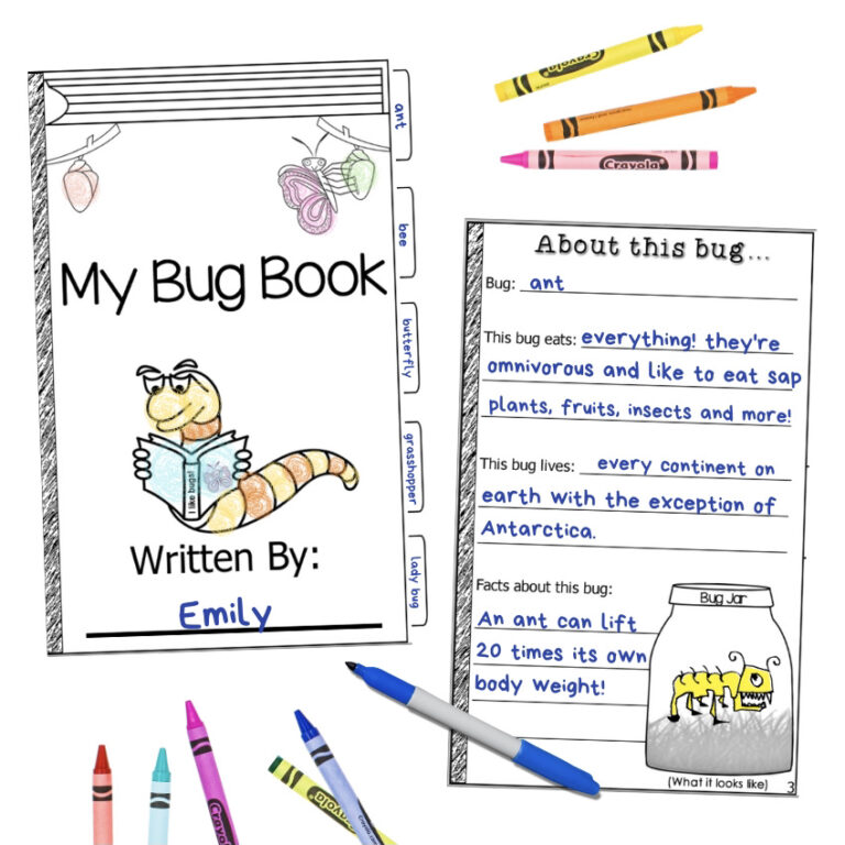 My Bug Book Printable