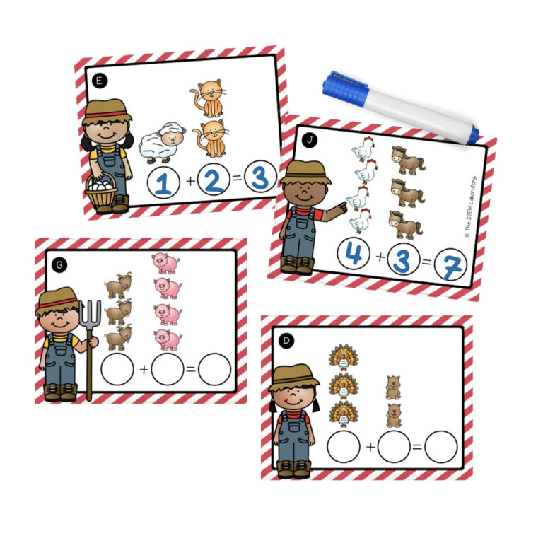 Write and Wipe Farm Addition Cards