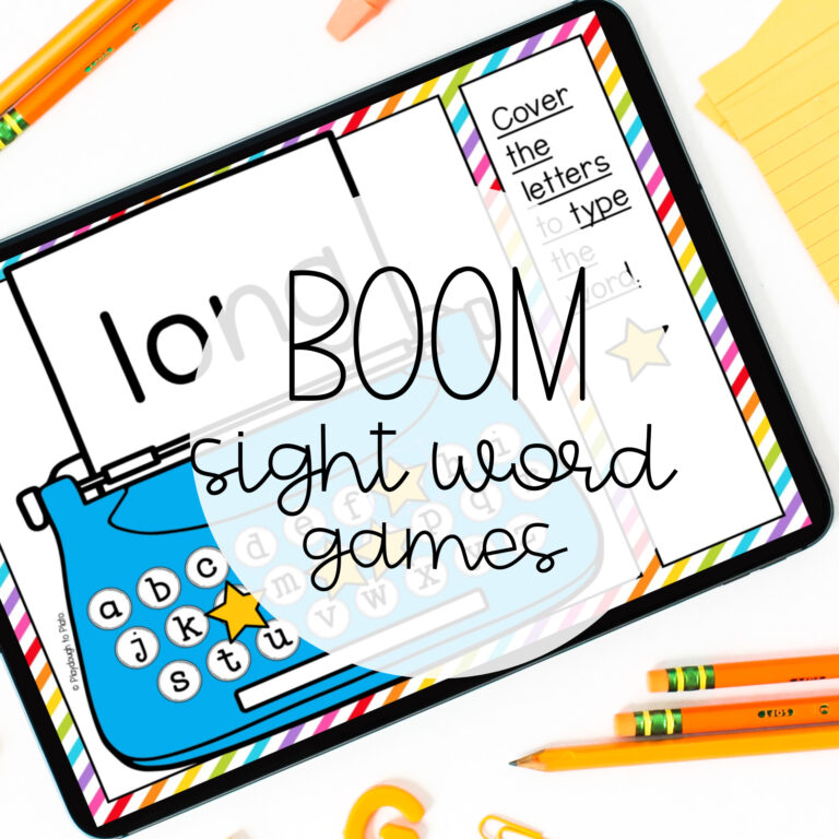 Sight Word Boom Games