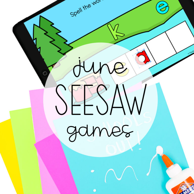 June Seesaw Games