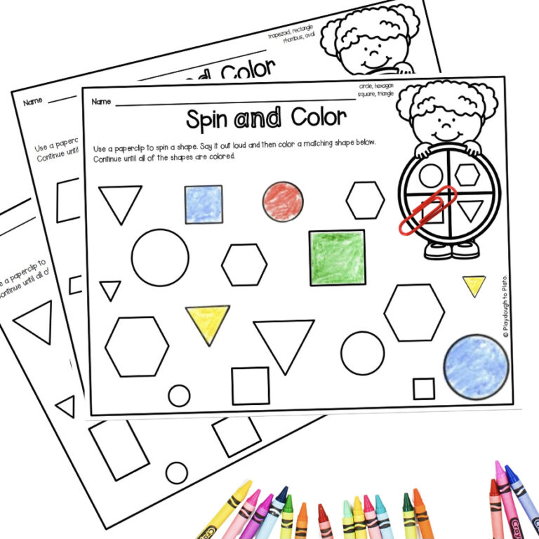 Spin and Color Shapes