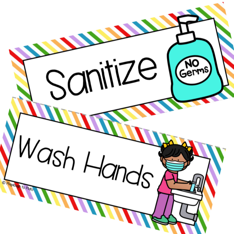 Sanitizing Schedule Cards