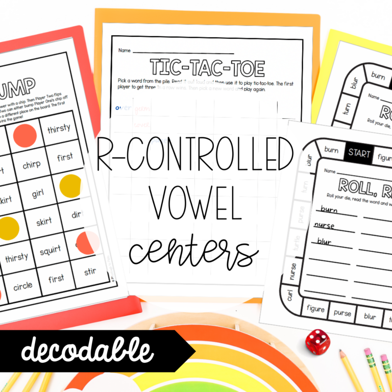 Decodable R-Influenced Vowel Centers