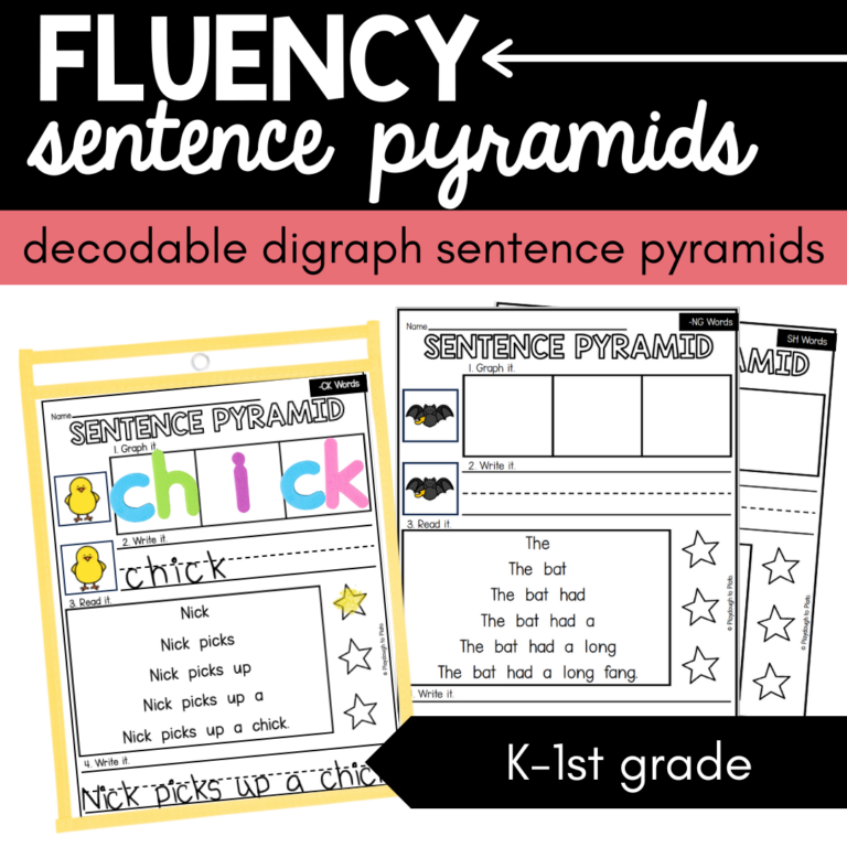 Digraph Sentence Pyramids