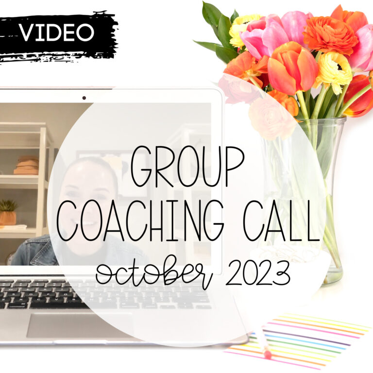 October 2023 Group Coaching Call