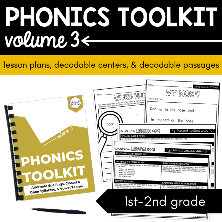 Phonics Toolkit Volume 3