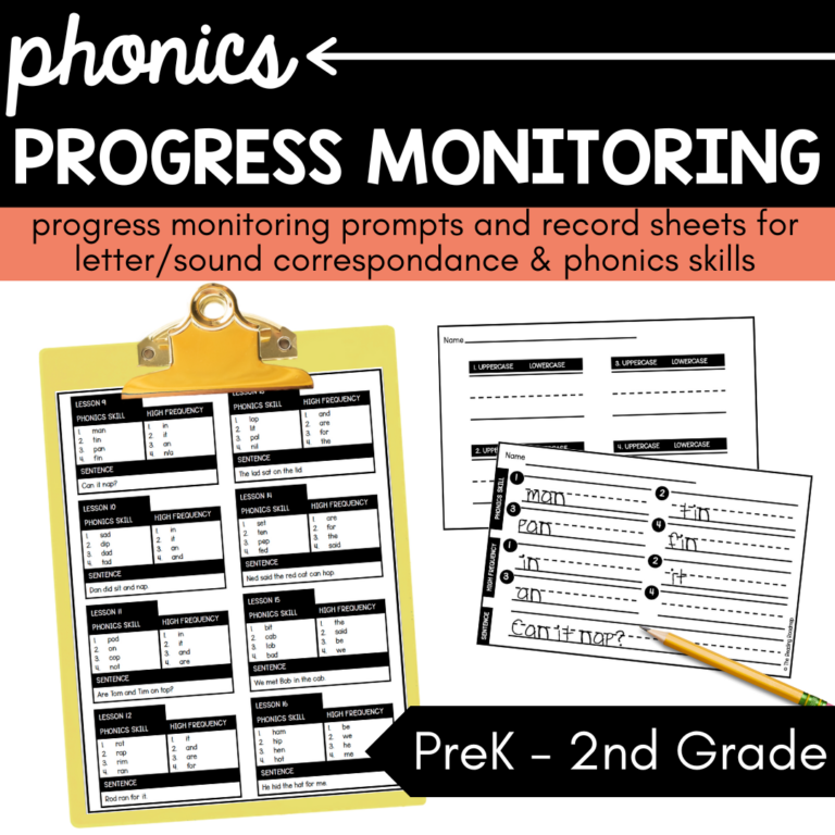 Phonics Progress Monitoring