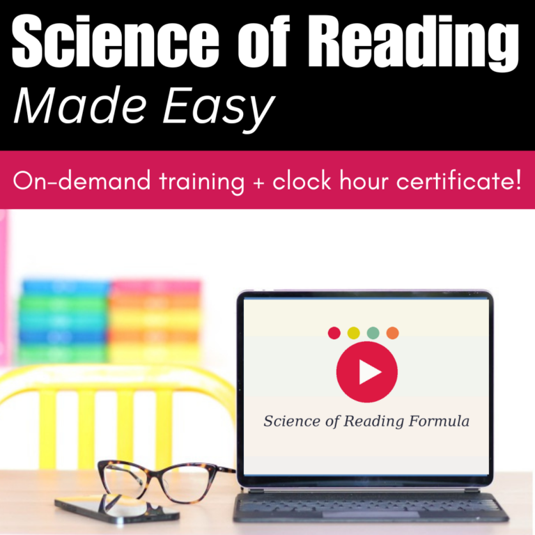 Science of Reading Made Easy