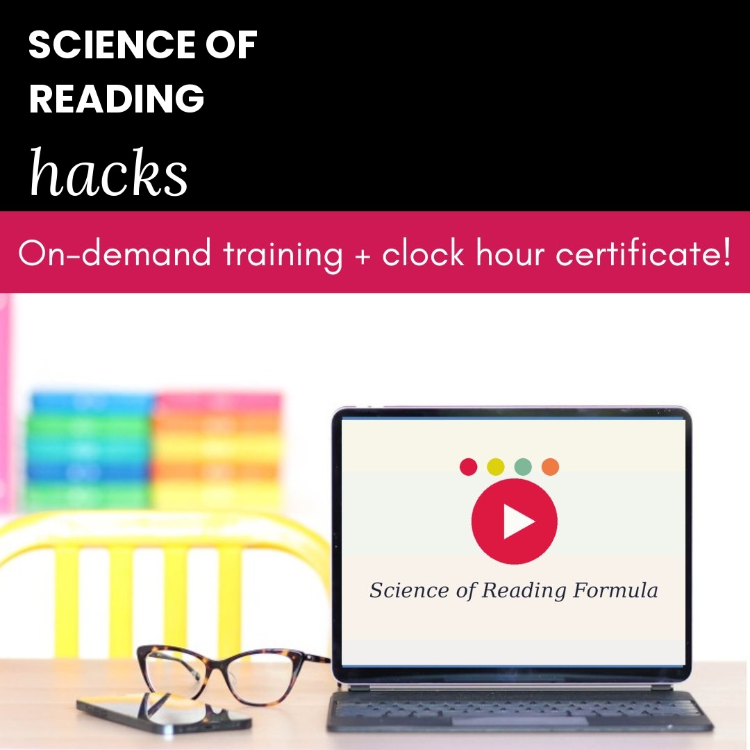 Science of Reading Hacks - Science of Reading Formula