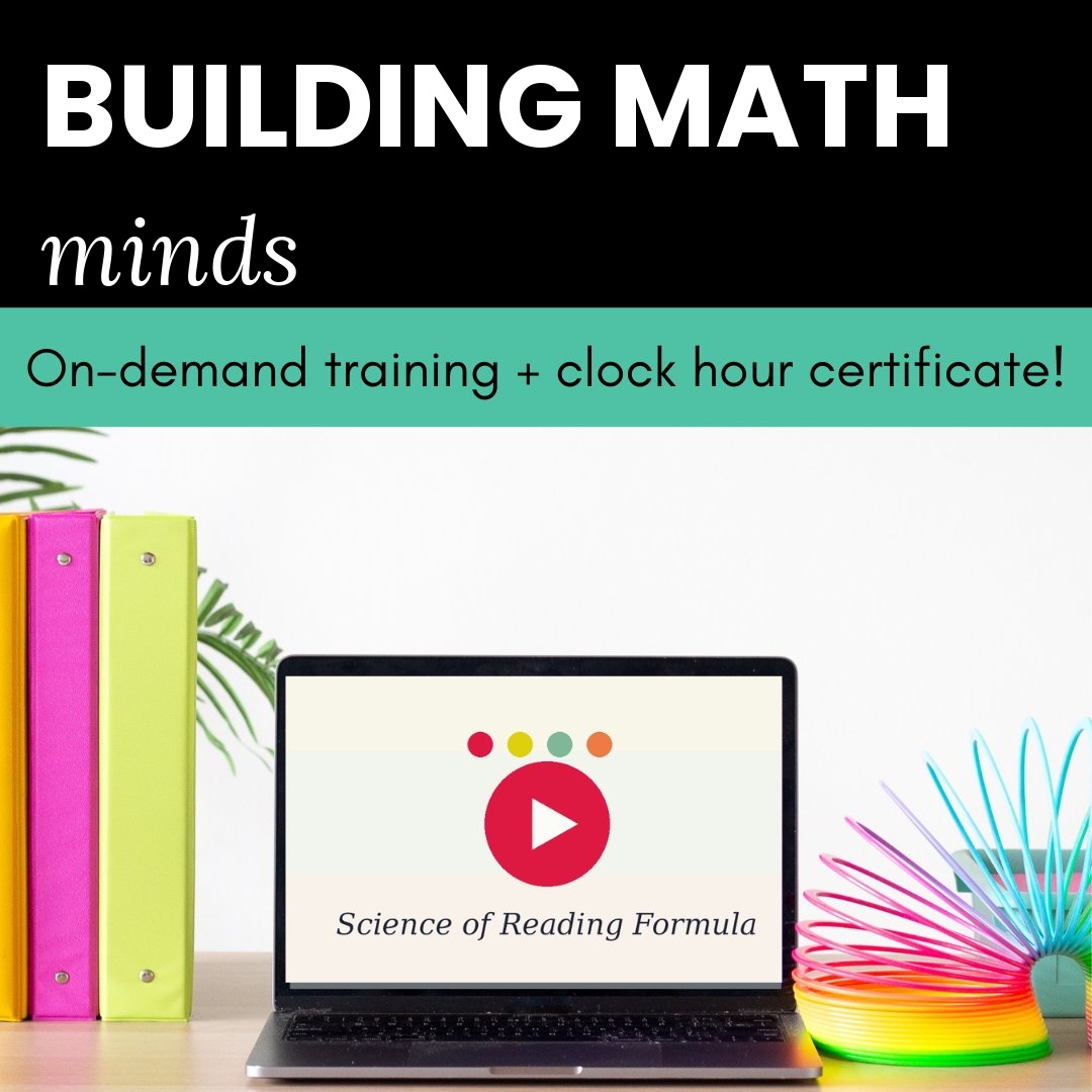 Building Math Minds - Science of Reading Formula