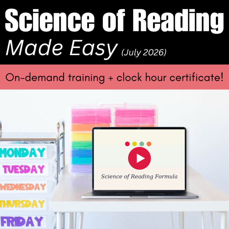 Science of Reading Made Easy (July 2026)